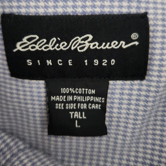 EDDIE BAUER 100% COTTON BUTTON DOWN SHIRT - Picture 5 of 5